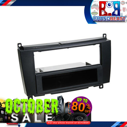 Aerpro FP9130 Single/ Double DIN Black Facia Kit Suit Mercedes CLK 2005 - 2008