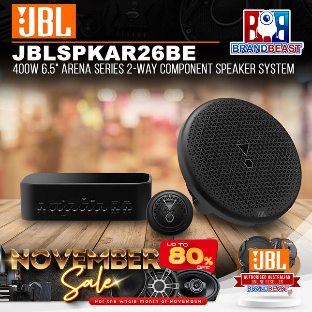 JBL Arena 26Be 400W 6.5" Arena Series 2-Way Component Speaker System