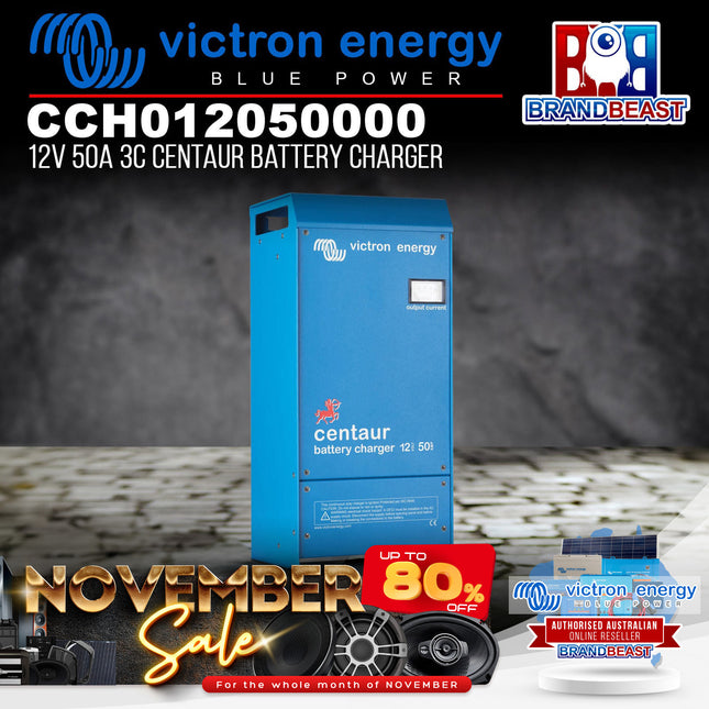 Victron Energy CCH012050000 12V 50A 3C Centaur Battery Charger