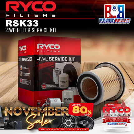 Ryco RSK33 4WD Filter Service Kit