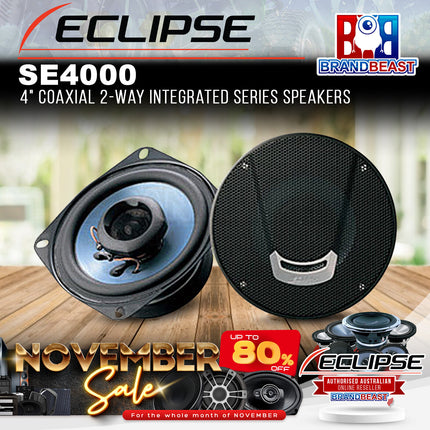 ECLIPSE SE4000 4" Coaxial 2-Way Integrated Series Speakers - 1 Pair