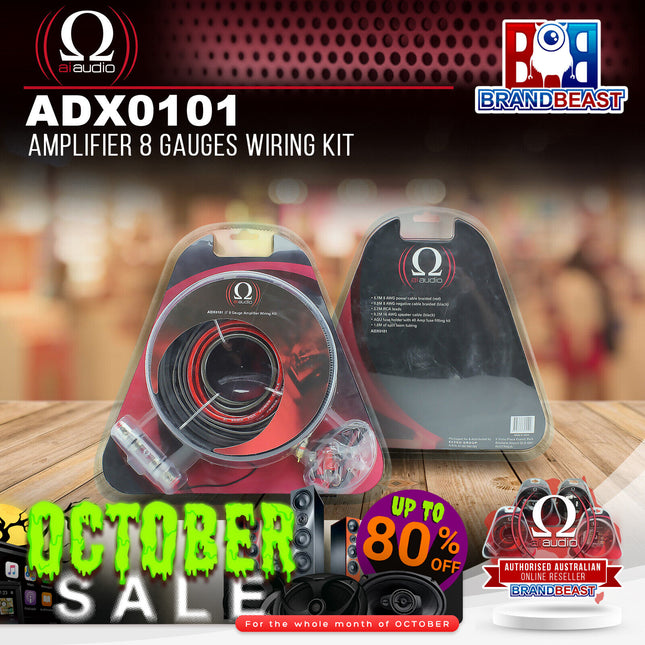Ai Audio ADX0101 Amplifier 8 Gauges Wiring Kit