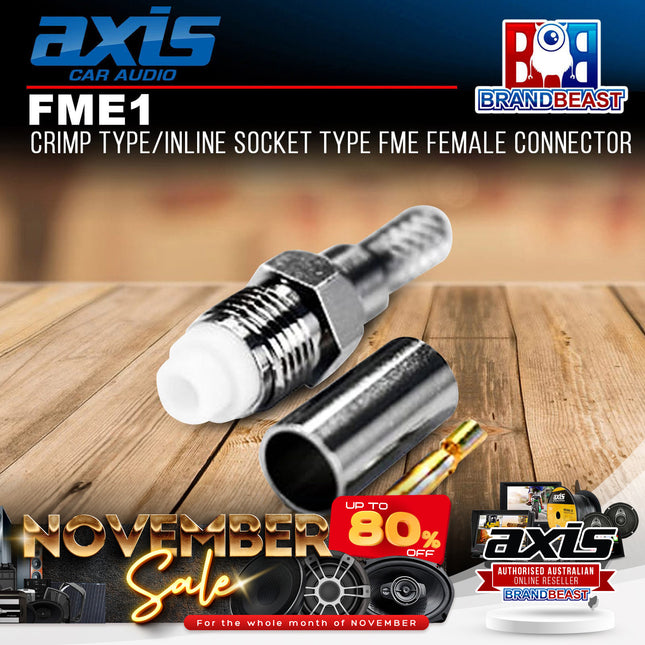 Axis FME1 FME Female Crimp Connector