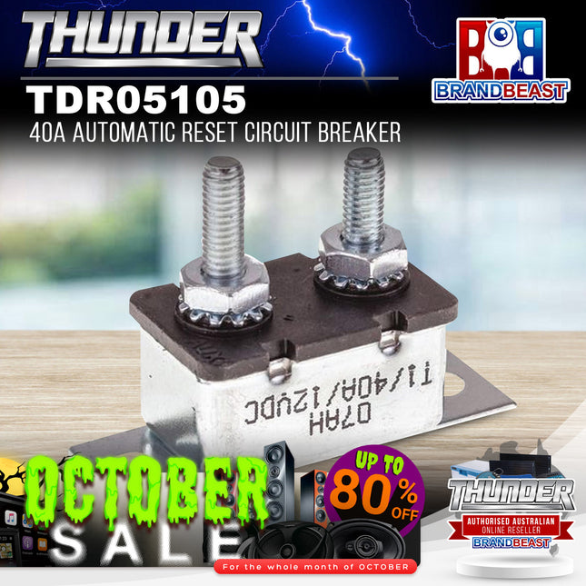 Thunder TDR05105 40A Automatic Reset Circuit Breaker
