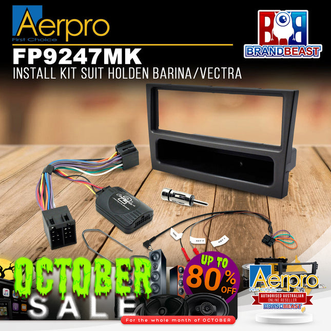 Aerpro FP9247MK Single DIN Install Kit to Suit Holden Barina/Vectra