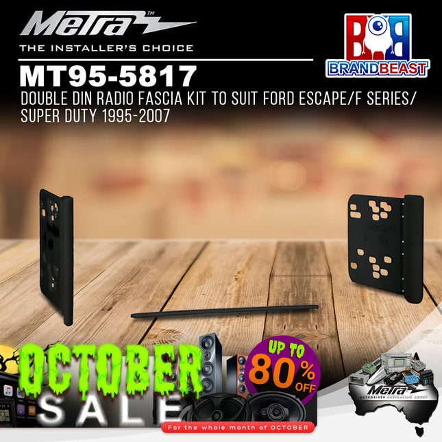 Metra MT95-5817 Double DIN Radio Fascia Kit For Ford Escape/F Series 1995-2007