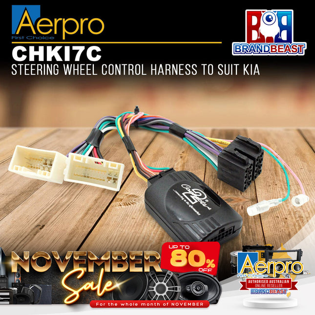 Aerpro CHKI7C Steering Wheel Control Interface Suit Kia Models (Non-Amplified)