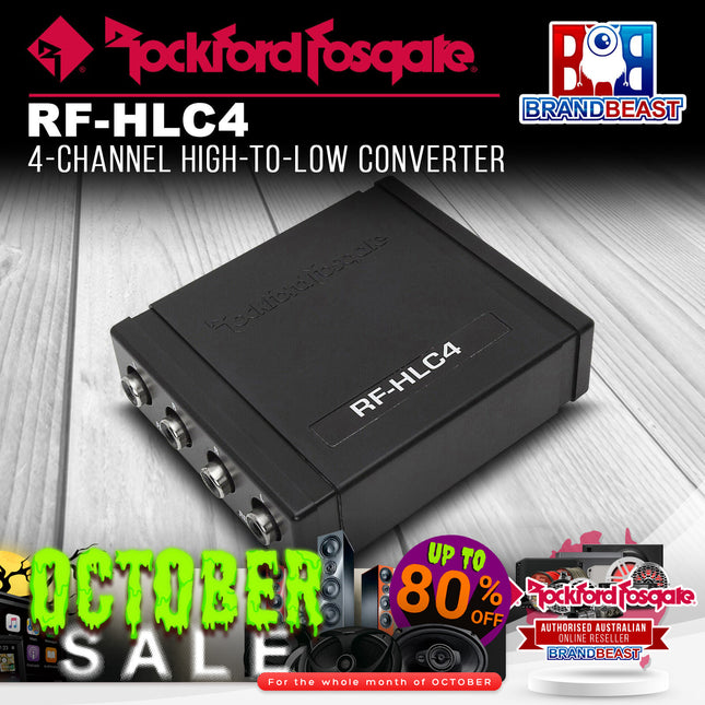 Rockford Fosgate RF-HLC4 4-Channel High-to-Low Converter