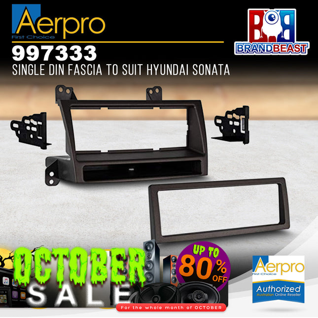 Aerpro 997333 Single DIN Facia Kit to Suit Hyundai Sonata