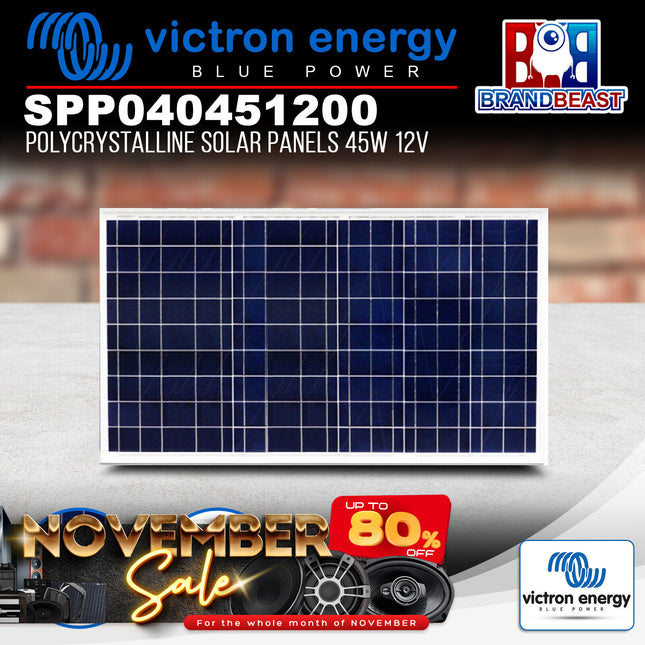 Victron Energy SPP040451200 Polycrystalline Solar Panels 45W 12V 425 x 668 x 25mm