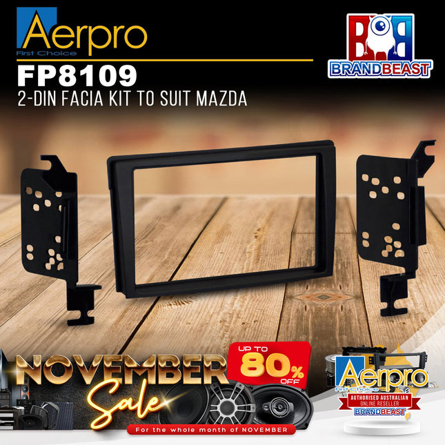 Aerpro FP8109 2-DIN Facia Kit Suit Mazda MPV 1999-2006