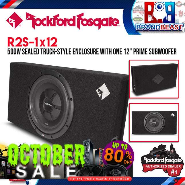 Rockford Fosgate R2S-1X12 Prime 12" R2S Shallow Loaded Enclosure