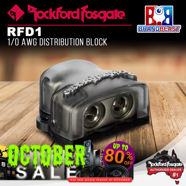 Rockford Fosgate RFD1 1/0 AWG Distribution Block