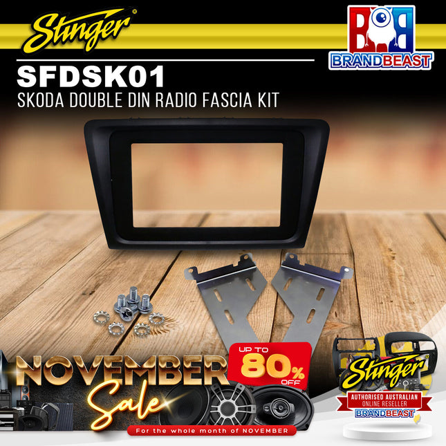 Stinger SFDSK01 Skoda Double DIN Radio Fascia Kit