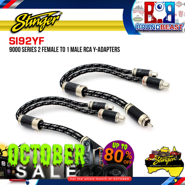 Stinger SI92YF Female Audiophile Splitter RCA Lead