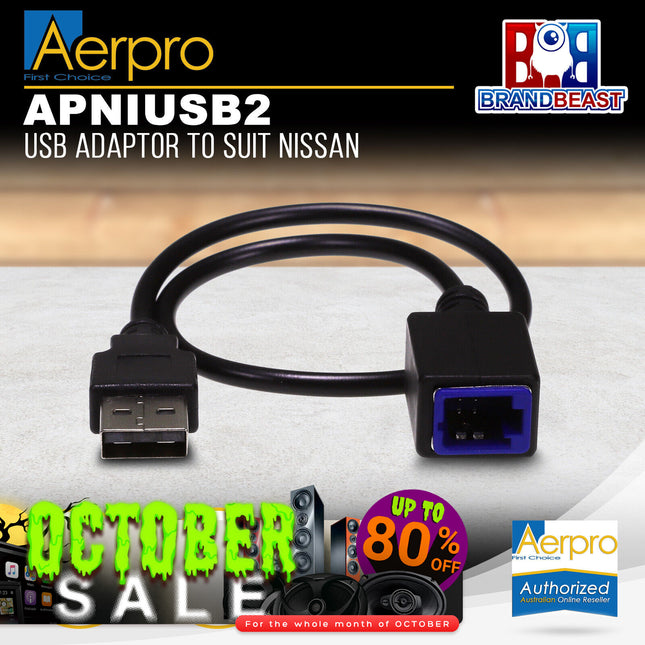 Aerpro APNIUSB2 USB Adaptor to Suit Nissan Maxima J32/Murano Z51
