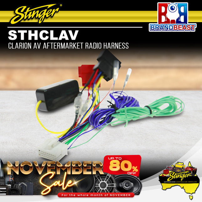 Stinger STHCLAV Clarion AV Aftermarket Radio Harness