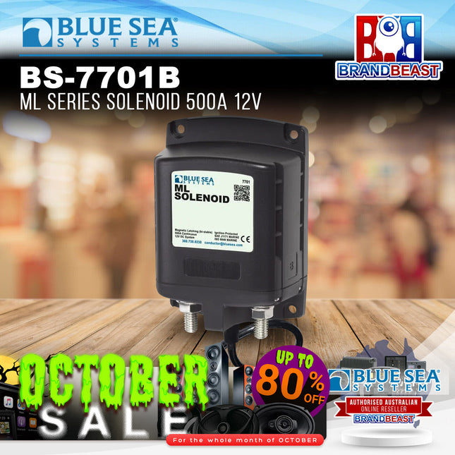 Blue Sea Systems BS-7701B ML Series Solenoid 500A 12V