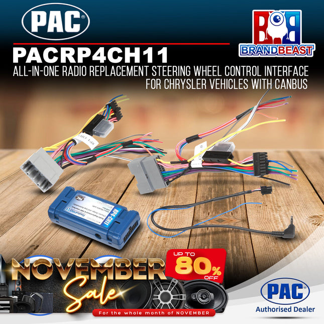 PAC RP4CH11 RadioPRO4 Radio Replacement Interface Suit Chrysler/Dodge/Jeep