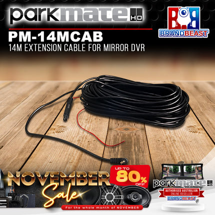 Parkmate PM-14MCAB 14m Extension Cable For Mirror DVR