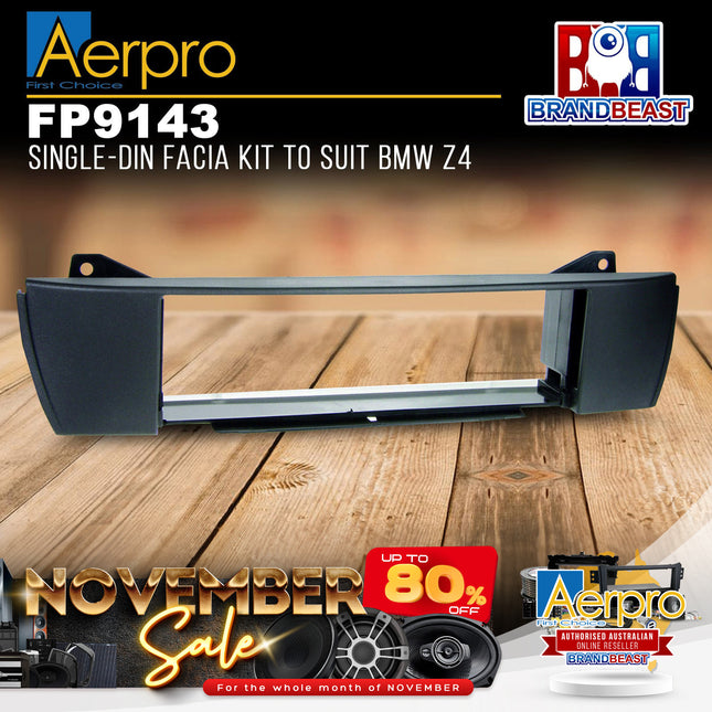 Aerpro FP9143 Single DIN Facia Kit to Suit BMW Z4 E85/E86