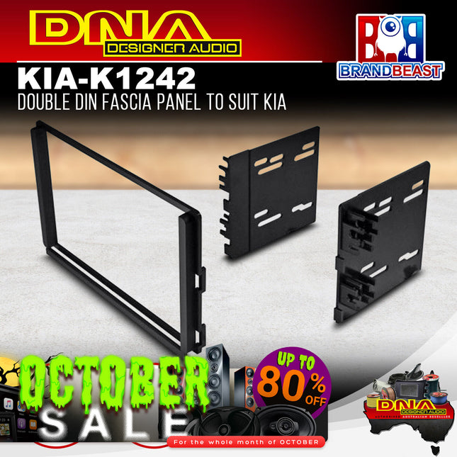 DNA KIA-K1242 Double DIN Fascia Panel to Suit Kia