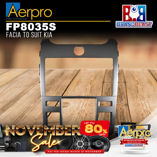 Aerpro FP8035S Facia To Suit Kia