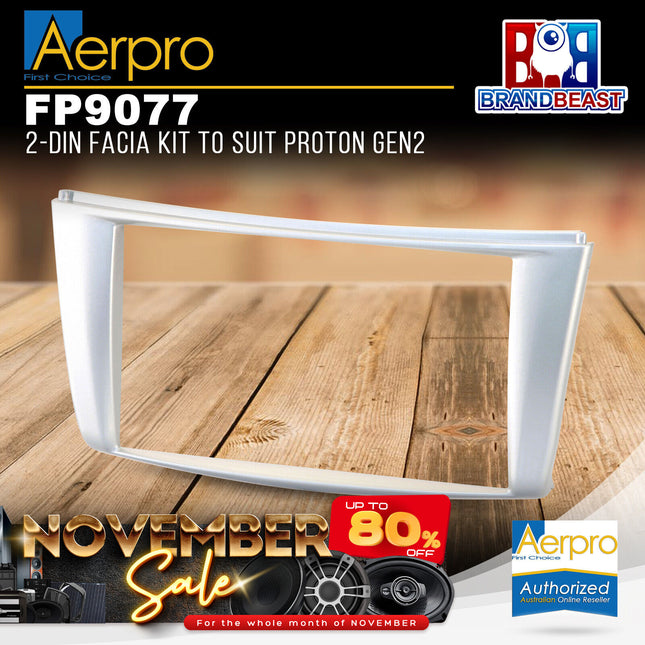 Aerpro FP9077 Double DIN Facia Kit to Suit Proton Gen2