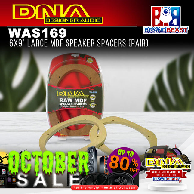 DNA WAS169 6x9" Large MDF Speaker Spacers (Pair)