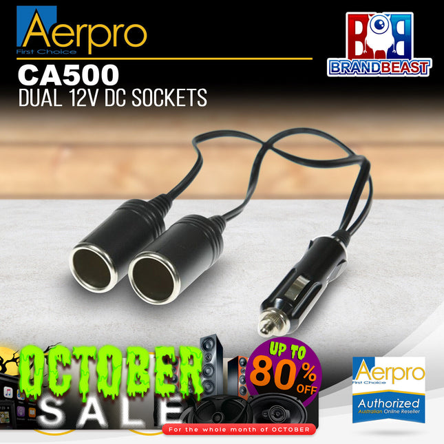 Aerpro CA500 Dual 12V DC Sockets