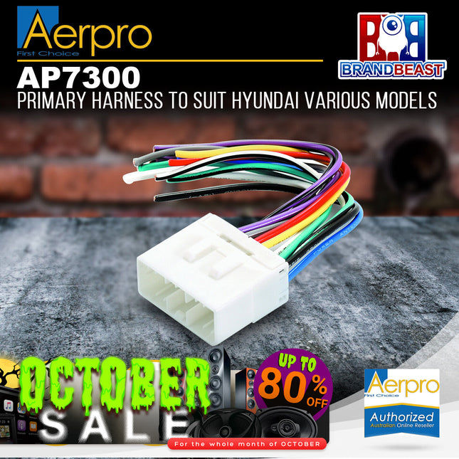 Aerpro AP7300 Primary Harness to Suit Hyundai Vehicles