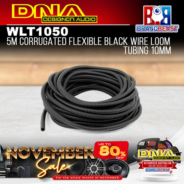 DNA WLT1050 10mm x 50m Split Corrugated Loom Tube