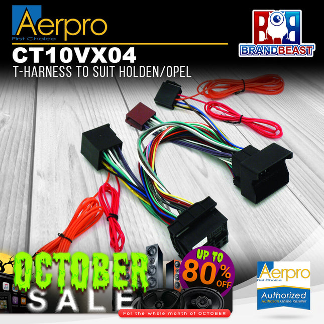 Aerpro CT10VX04 T-Harness Suit Holden & Opel Various Models