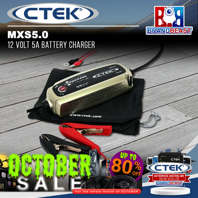 CTEK MXS 5.0: 12V 5A Battery Charger