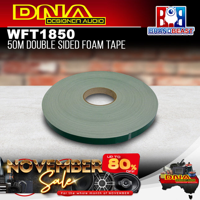DNA WFT1850 50m Double Sided Foam Tape