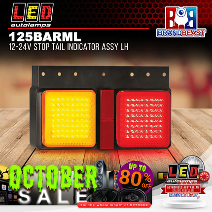 LED Autolamps 125BARML 12-24V Stop Tail Indicator Assy LH