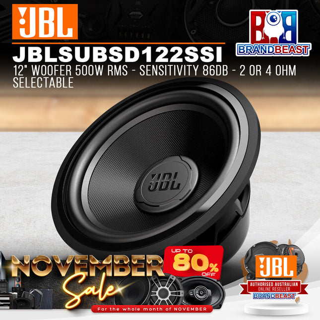 JBL Stadium 122SSI 12" Woofer 500W RMS Sensitivity 86dB - 2 or 4 Ohm Selectable