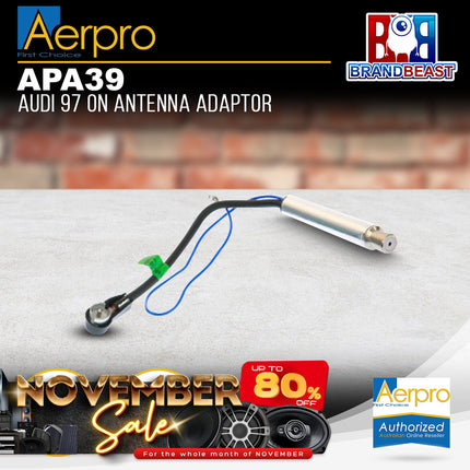 Aerpro Apa39 Audi 97 On Antenna Adaptor