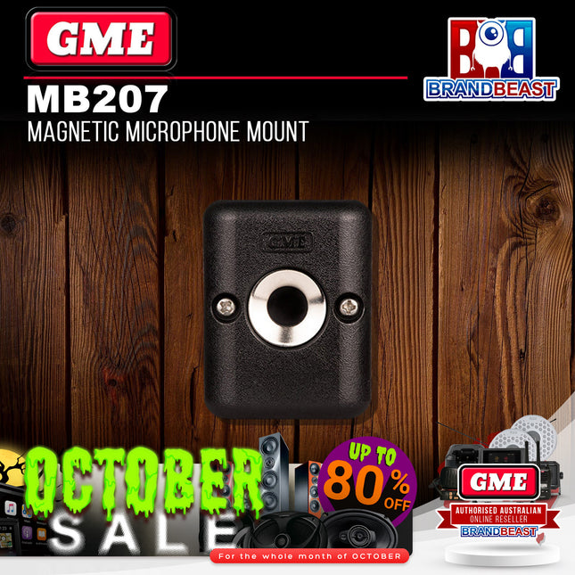 GME MB207 Magnetic Microphone Mounting Bracket - Includes 3map Adhesive Patch