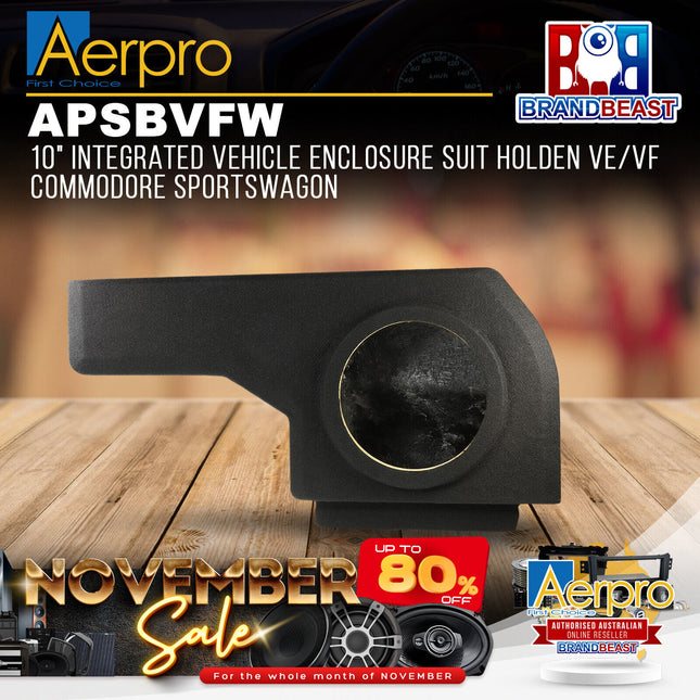 Aerpro APSBVFW 10" Integrated Vehicle Enclosure Suit Holden VE/VF Commodore
