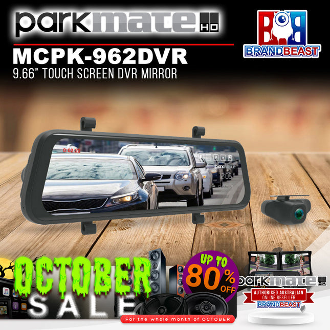Parkmate MCPK-962DVR 9.66" Touch Screen DVR Mirror