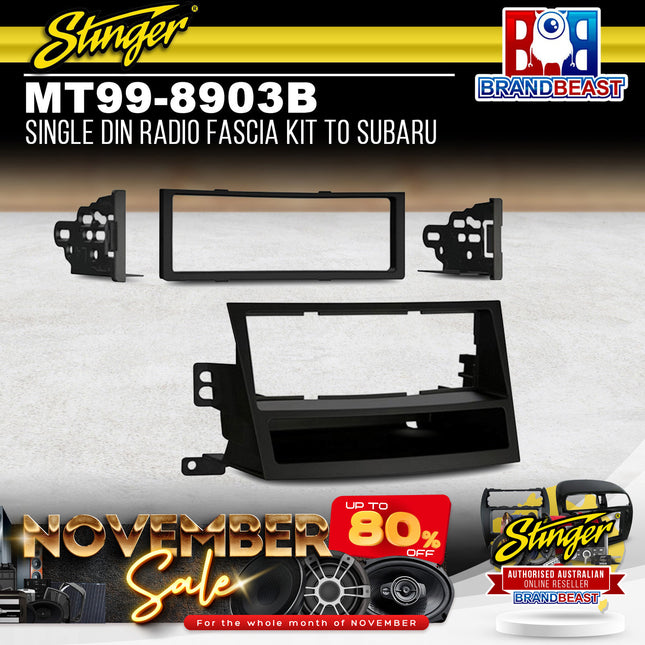 Metra MT99-8903B Single DIN Radio Fascia Kit For Subaru Liberty/Outback 09-14
