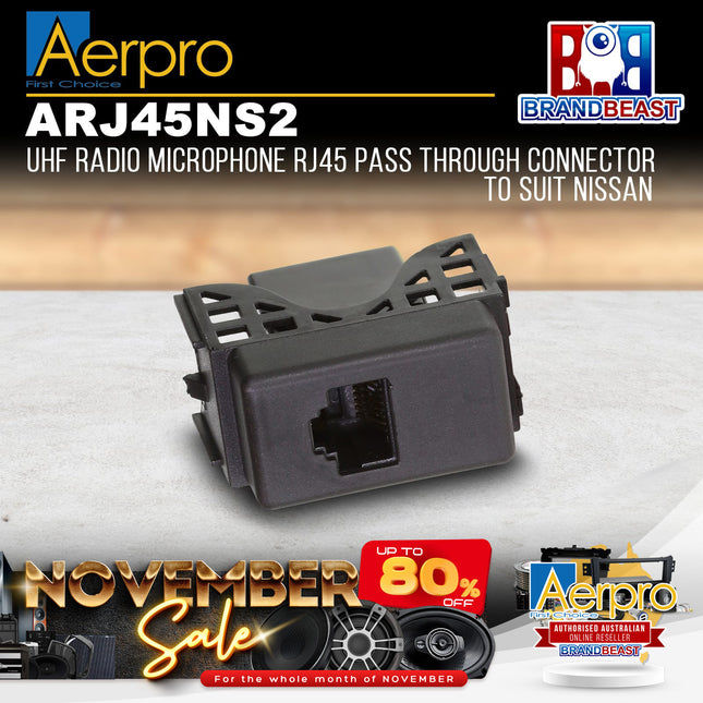 Aerpro ARJ45NS2 Panel Adapater Socket RJ45 to Suit Nissan