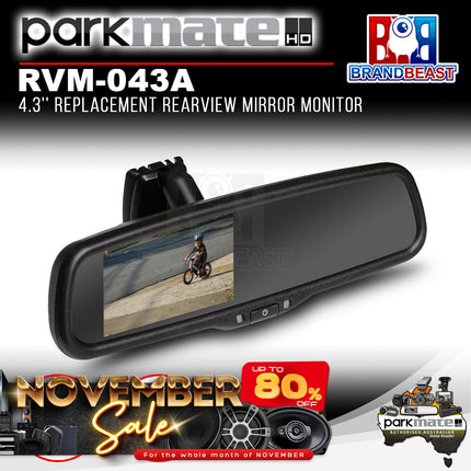 Parkmate RVM-043A Premium OEM Style 4.3'' Replacement Mirror Monitor