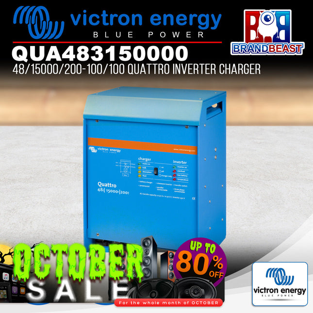 Victron Energy QUA483150000 48/15000/200-100/100 Quattro Inverter Charger
