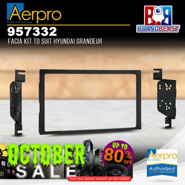Aerpro 957332 Double DIN Facia Kit to Suit Hyundai Grandeur