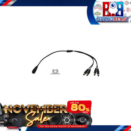 DNA SPL0104 40cm 1 Male DC Socket To 4 DC Female Plugs