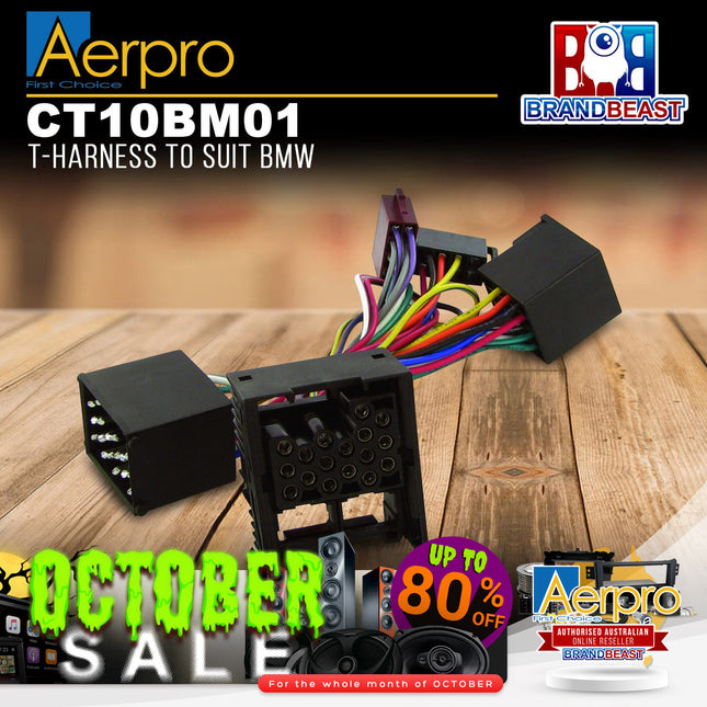 Aerpro CT10BM01 T-Harness to Suit BMW
