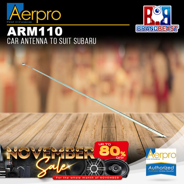 Aerpro Arm110 Car Antenna To Suit Subaru
