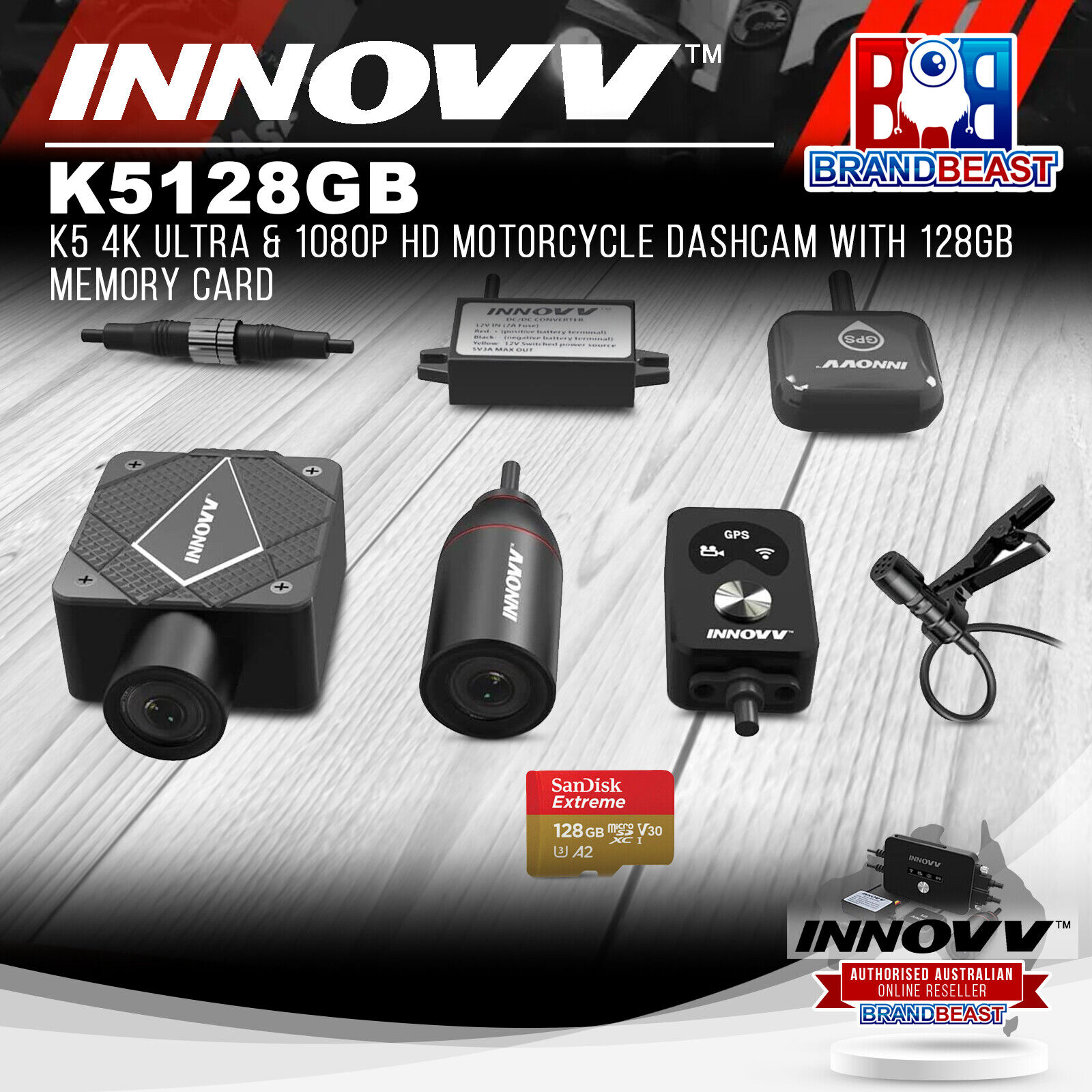 Use K5 Motorcycle DashCam to Capture Your Adventures - INNOVV